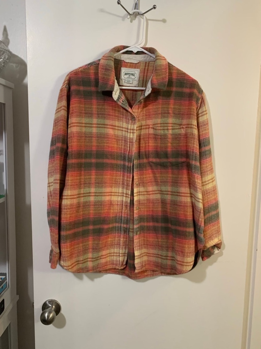 American Eagle Flannel pink women’s